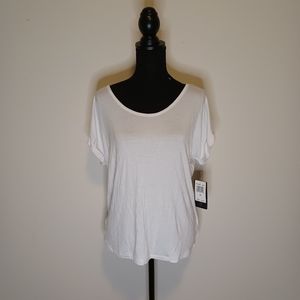 NWT PL MOVEMENT by Pink Lotus White Backless Tank Top, size M